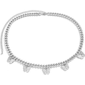 Gold Chain Belts for Women Belly Chains for the Waist Adjustable Butterfly Body Link Belts Fashion Belly Chain Jewelry