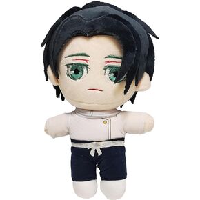 JCvCX Black Hair Boy with White Shirt Plush Toy Stuffed Figurine Doll Soft Plushies Pillow