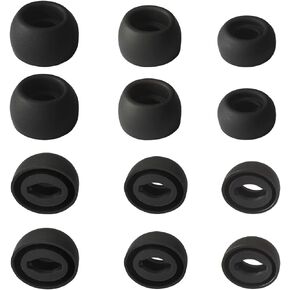 Earbuds Tips for Jabra Elite 85t Ear Tips Replacement for Jabra 85t True Wireless Earbuds, Black