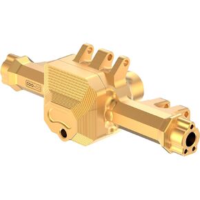 جزء ترقية مبيت المحور الأمامي من النحاس COOWOO لشاحنات RC 1/10 TRX-4 - آلة CNC دقيقة لتعزيز الثبات والمتانة، أسود