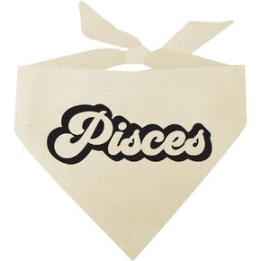 Pisces Zodiac Retro Dog Bandana (Assorted Colors)