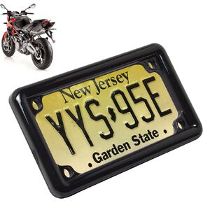 Universal led Lighting Motorcycle License Plate Frame 4Functions- Running Light/Brake Light/Right Turn Light/Left Turn Light