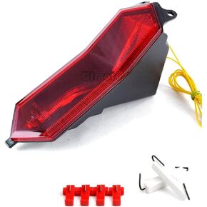 LED Tail Brake Lights Turn Signal Integrated Compatible with YZF R6 2017-2022,YZF R1 R1S R1M 2015-2022,YZF R7 2022-2023 (Smoke)