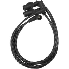 Motoforti 2 Pcs ATV Ignition Coil Spark Plug Wire Cap for Polaris Sportsman 800 700 for Polaris RZR for Ranger Spark Plug Wires for Left Right Engine Cylinder 4011364 4012439 4011060 Black