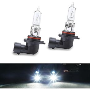 2 PCS H11 Automotive Halogen Bulb, 12V 55W Quartz Lamp Super Bright Beam Low Beam/High Beam Fog Light Replacement, All-in-one Plug Play Bulb, Automotive Lighting Accessories (White)