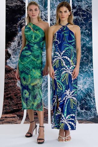Donna Morgan One-Shoulder Keyhole Midi Formal & Cocktail Dresses for Women in Saudi Arabia