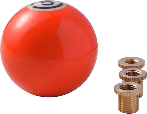 Pool Ball Shift Gear Knob Blue 2 Gear Shift Knob Round Billiard Ball Gear Shifting Lever Handle Fit Most Automatic Manual Car Tuck Transmission Vehicle, W01A02, Blue 2 in Saudi Arabia