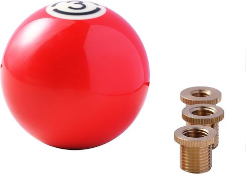 Pool Ball Shift Gear Knob Blue 2 Gear Shift Knob Round Billiard Ball Gear Shifting Lever Handle Fit Most Automatic Manual Car Tuck Transmission Vehicle, W01A02, Blue 2 in Saudi Arabia