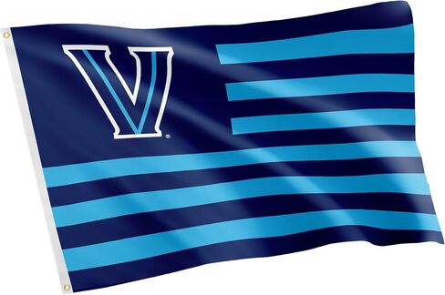 لافتات علم جامعة صبار الصحراء فيلانوفا VU Wildcats أعلام 100% بوليستر للاستخدام الداخلي والخارجي 3x5 (نمط الأمة) in Saudi Arabia