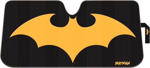 Plasticolor 003971W01 Warner Bros. Batman Logo Front Windshield Accordion Folding Sunshade in Saudi Arabia