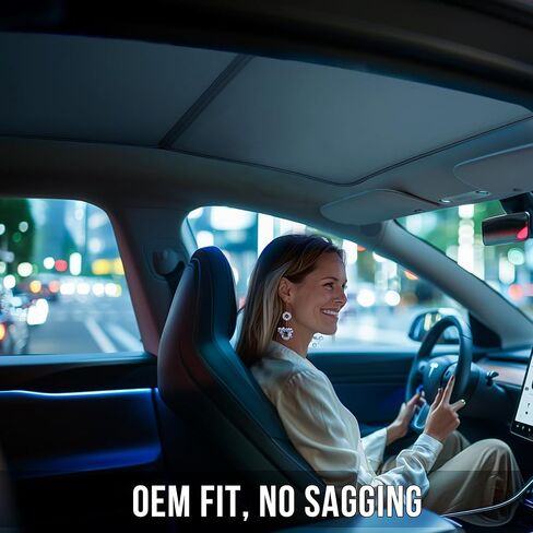 سقف مظلة تيسلا موديل 3 هايلاند، مظلة شمسية لطراز تيسلا 3 لمنع الأشعة فوق البنفسجية والحفاظ على التبريد، مظلة شمسية قابلة للطي موديل 3 للسقف الزجاجي، 2024 ملحقات تسلا موديل 3 هايلاند in Kuwait