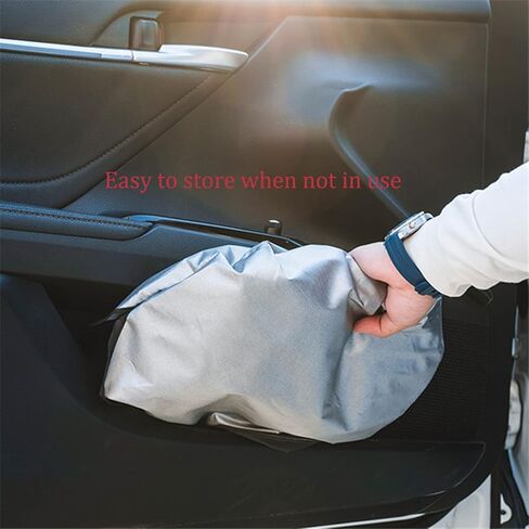 مظلة شمسية للزجاج الأمامي لسيارة كاديلاك CTS 2014-2019، حاجب نافذة من الشمس، كتل أمامية قابلة للطي من الأشعة فوق البنفسجية وحرارة الشمس - مادة 210T طبقتان، تحافظ على برودة سيارتك in Kuwait