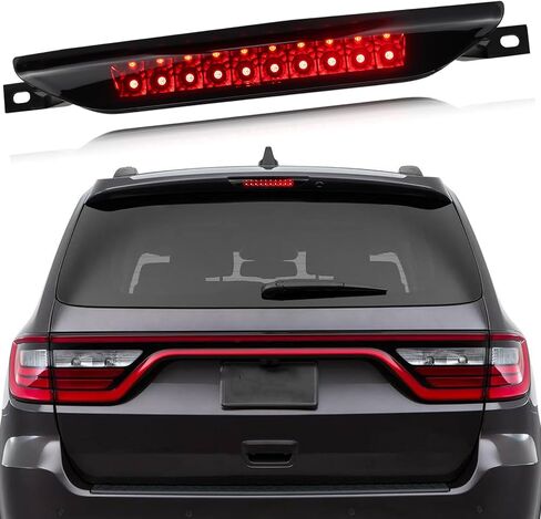 High Mount Stop LED Third Brake Light Fit For 2011-2017 Dodge Durango Jeep Grand Cherokee Dodge Caliber Jeep Compass(Smoke) in Saudi Arabia