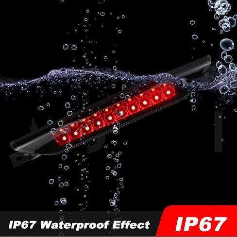 High Mount Stop LED Third Brake Light Fit For 2011-2017 Dodge Durango Jeep Grand Cherokee Dodge Caliber Jeep Compass(Smoke) in Saudi Arabia