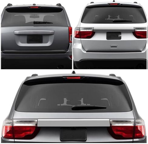 High Mount Stop LED Third Brake Light Fit For 2011-2017 Dodge Durango Jeep Grand Cherokee Dodge Caliber Jeep Compass(Smoke) in Saudi Arabia