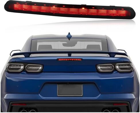 High Mount Stop Light LED Third Brake Light Assemblies Compatible with Chevrolet Camaro Coupe/Convertible 2016-2020 Rear LED Brake Lamp (Red) in Saudi Arabia