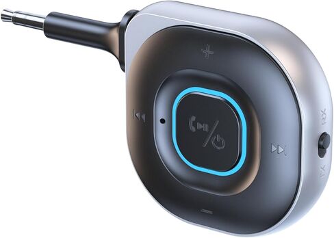 محول جهاز إرسال بلوتوث 5.3، محول بلوتوث AUX لموسيقى السيارة/المكالمات بدون استخدام اليدين، جهاز إرسال بلوتوث للتلفزيون/الطائرة/الكمبيوتر الشخصي، جهاز استقبال بلوتوث للستيريو المنزلي/مكبر الصوت in Kuwait