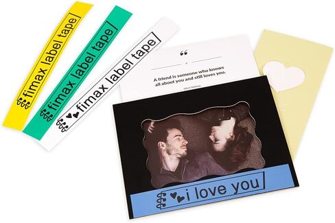 شريط ملصقات Fimax 6 عبوات Tz 24 مم 0.94 بوصة متوافق مع Brother Tze-151 Tze-251 Tze-451 Tze-551 Tze-651 Tze-751 Tze شريط ملون مقاس 1 بوصة لصانع الملصقات Brother Ptouch PT-D600 PT-D610BT PT-P710BT in Kuwait