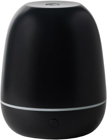 SpaRoom Mini Majesto Aromatherapy Ultrasonic Misting Essential Oil Diffuser for Medium Rooms, 100 mL Water Capacity, Matte Black in Saudi Arabia
