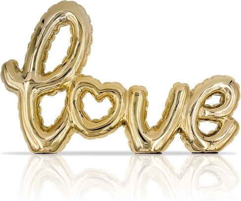 Small Light Pink Love Signs Letters for Home Decor - Sweet Love Signs Art Sculpture Tabletop Decorations for Valentines Day Table Decorations and Anniversary&Wedding Engagement Party Gift for Couples in Saudi Arabia