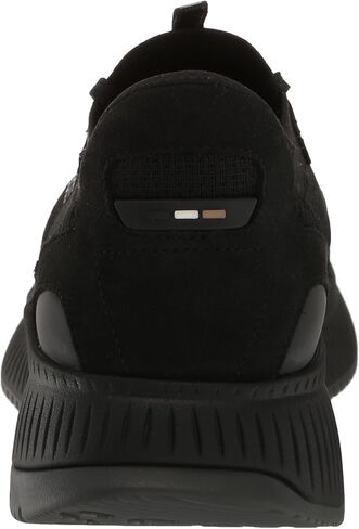 BOSS Men's Modern Knit Structure Running Sneaker, Black Pepper, 9 in Saudi Arabia