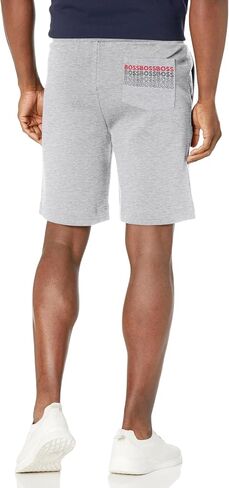 BOSS Men's Multi Colored Logo Pocket Jersey Shorts in Saudi Arabia