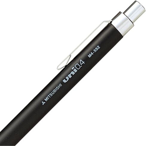 三菱鉛筆، ميتسوبيشي، قلم رصاص M9552.24، قلم رصاص ميكانيكي للرسم، 0.9، أسود in Saudi Arabia