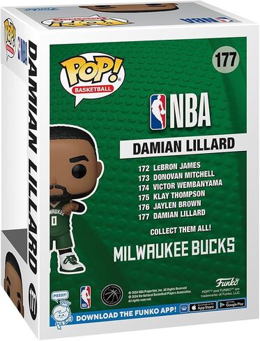 Funko Pop! NBA: Bucks - Damian Lillard in Saudi Arabia