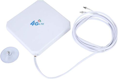 3G 4G 35dBi High Gain WiFi Router Antenna Dual TS9 Connectors, WLAN Hotspot Modem Amplifier Antenna with Suction Cup in Kuwait