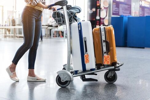 Audimi 2 قطعة من بطاقات الأمتعة، علامات حقيبة مع حلقة من الفولاذ المقاوم للصدأ لحماية الخصوصية وبطاقة عنوان للنساء والرجال والفتيات حقيبة سفر، الشاطئ in Kuwait