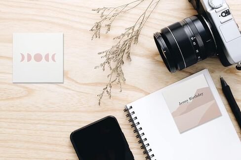 ECam [9 عبوات] ملاحظات لاصقة كلاسيكية، ملاحظات لاصقة بنية، ملاحظات لاصقة كرافت في 9 تصميمات أنماط، وسادات مذكرات ذاتية اللصق ذات مظهر عتيق، ملاحظات Post it باللون البني 3 × 3 بوصات، 50 ورقة/وسادة (ECam-504-2) in Kuwait