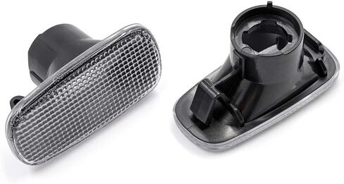 NSLUMO الأبيض بقيادة أضواء الجانب علامة لكزس IS300 IS200 Altezza SXE10 JCE10 2000-2005 واضح عدسة أضواء جانبية الإسكان ث / زينون الأبيض T10 5-SMD LED لمبات OEM Sidemarker مصابيح استبدال in Saudi Arabia