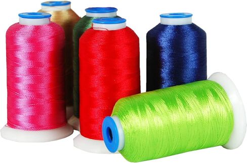 Threadart Polyester Machine Embroidery Thread By the Spool - No. 162 - Almond - 1000M - 40wt - Hundreds of Color Options in Kuwait