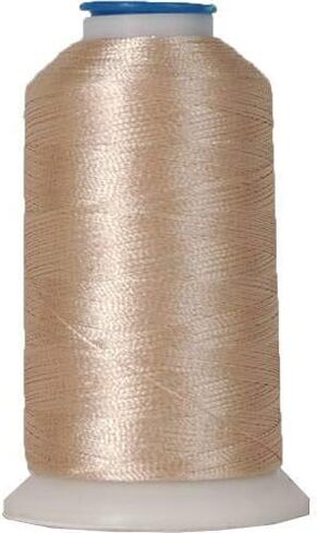 Threadart Polyester Machine Embroidery Thread By the Spool - No. 162 - Almond - 1000M - 40wt - Hundreds of Color Options in Kuwait