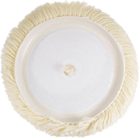 Wool Polishing Pads, 4.5 inch Wool Buffing Pad with Hook and Loop Back Cutting & Polishing for Car Motorcycle Washing Machine Refrigerator Furniture in Saudi Arabia