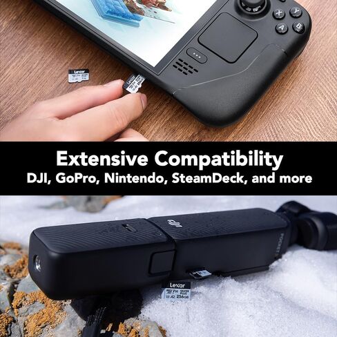 بطاقة ذاكرة Lexar 128GB Professional Silver Plus microSDXC مع محول SD، UHS-I، C10، U3، V30، فيديو عالي الدقة و4K، سرعة قراءة/كتابة تصل إلى 205/150 ميجابايت/ثانية، لمصوري الفيديو واللاعبين (LMSSIPL128G-BNANU) ) in Kuwait