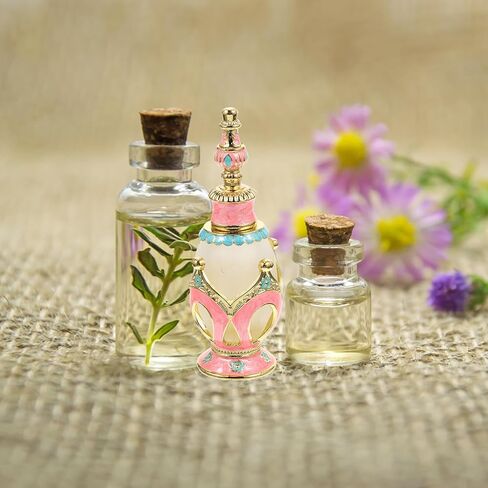 FRCOLOR Middle Eastern Perfume Bottle Egyptian Perfume Bottles Perfume Mini Arab Perfume I Dream of Jeannie Bottle Perfume Bottles Empty Heart Perfume Bottle Perfume Dispenser Empty Bottle in Saudi Arabia