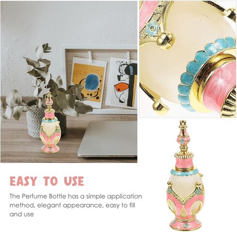 FRCOLOR Middle Eastern Perfume Bottle Egyptian Perfume Bottles Perfume Mini Arab Perfume I Dream of Jeannie Bottle Perfume Bottles Empty Heart Perfume Bottle Perfume Dispenser Empty Bottle in Saudi Arabia