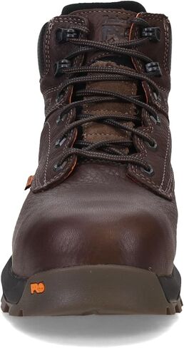 حذاء Timberland PRO الرجالي Titan EV مقاس 6 بوصات مركب للسلامة من الأمام، حذاء عمل صناعي داخلي Metguard، بني، عرض 9.5 in Saudi Arabia