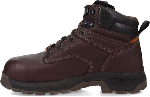 حذاء Timberland PRO الرجالي Titan EV مقاس 6 بوصات مركب للسلامة من الأمام، حذاء عمل صناعي داخلي Metguard، بني، عرض 9.5 in Saudi Arabia
