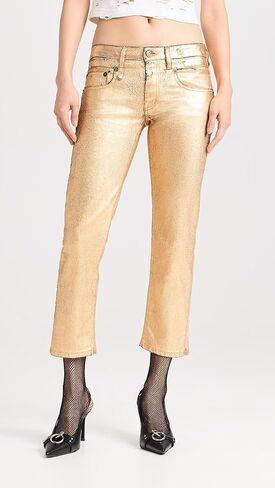 R13 جينز بوي مستقيم للنساء in Kuwait