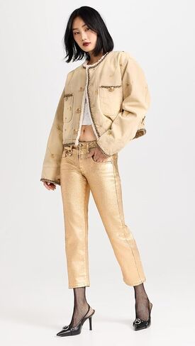 R13 جينز بوي مستقيم للنساء in Kuwait