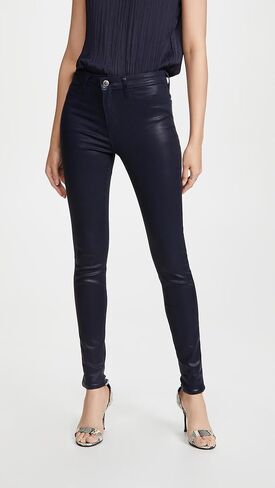 L'AGENCE Women's Marguerite High Rise Coated Skinny Jeans in Saudi Arabia