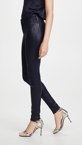 L'AGENCE Women's Marguerite High Rise Coated Skinny Jeans in Saudi Arabia