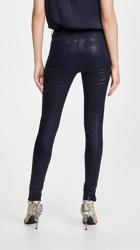 L'AGENCE Women's Marguerite High Rise Coated Skinny Jeans in Saudi Arabia