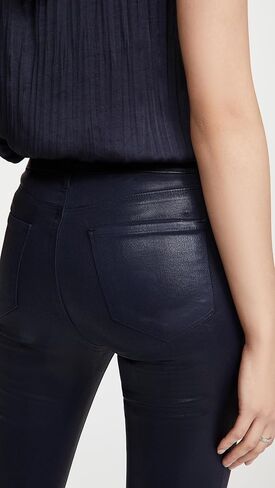 L'AGENCE Women's Marguerite High Rise Coated Skinny Jeans in Saudi Arabia