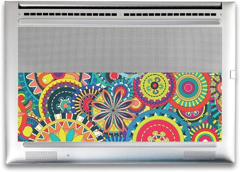 Gaming Skin Compatible with HP Envy x360 16" (2023) - Flower Wheels - Premium 3M Vinyl Protective Wrap Decal Cover - Easy to Apply | Crafted in The USA by MightySkins in Kuwait