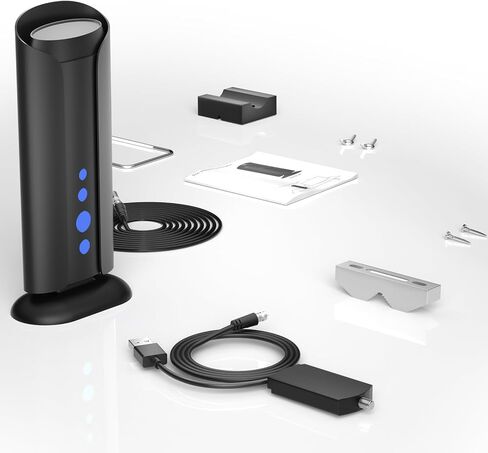 هوائي تلفزيون Desbory للتلفزيون الذكي أكثر من 700 ميل نطاق معزز للإشارة يدعم 4K 1080p Fire TV Stick وجميع القنوات المحلية HDTV الداخلية القديمة للتلفزيون in Saudi Arabia