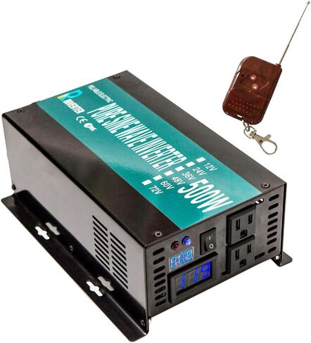 WZRELB 500W 24V 120V Pure Sine Wave Solar Power Inverter With Remote Control Switch in Saudi Arabia