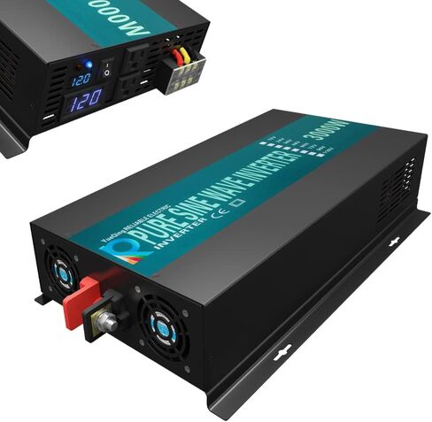 WZRELB 500W 24V 120V Pure Sine Wave Solar Power Inverter With Remote Control Switch in Saudi Arabia